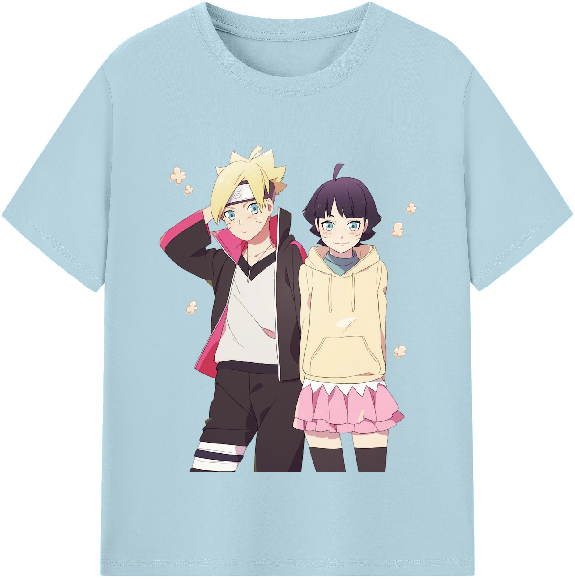 （画像用） NARUTO -ナルト- うずまき ボルト Uzumaki Boruto 綿100％半袖Tシャツ（フロントプリント）
